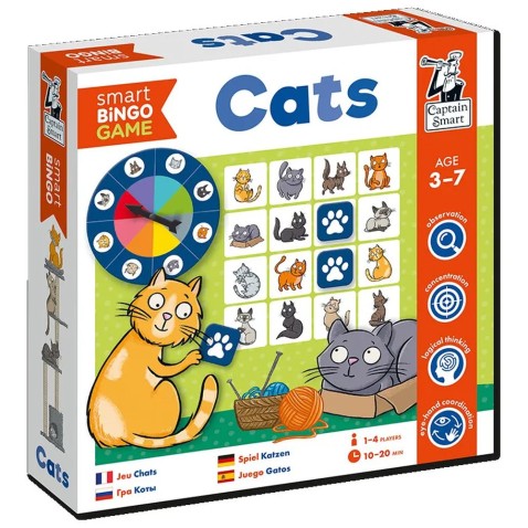 Captain Smart - Inteligentné bingo - mačky