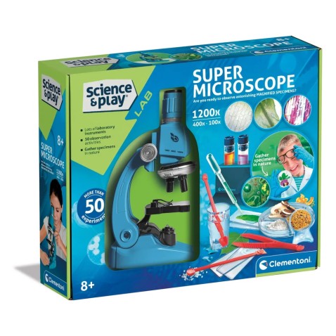 Detské laboratórium - Super Mikroskop 1200x, 50 experimentov