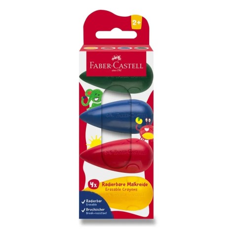 Faber-Castell – voskové pastelky do dlane – 4 farby