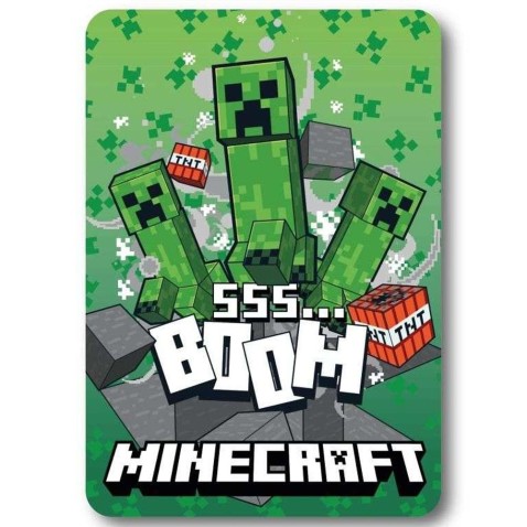 Detská deka fleecová Minecraft Boom