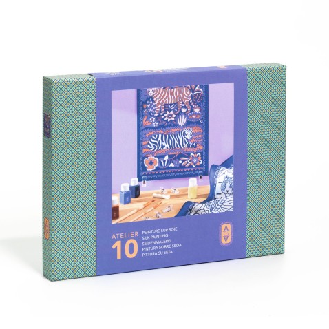 Atelier 10 – Maľovanie na hodváb pre tínedžerov aj dospelých – tiger
