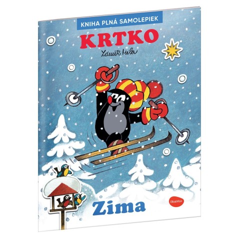 KRTKO a ZIMA Kniha samolepiek