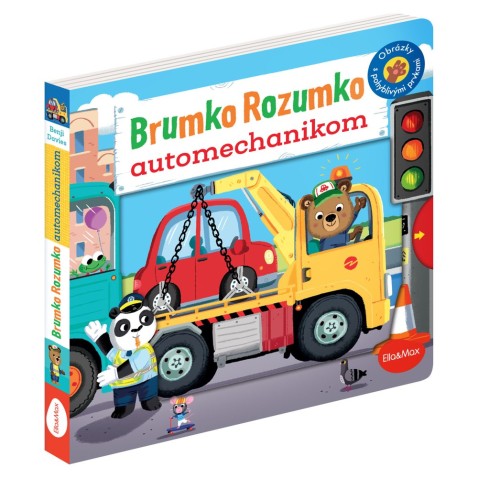 BRUMKO ROZUMKO AUTOMECHANIKOM – Obrázky s pohyblivými prvkami