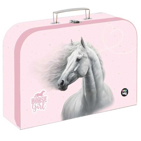 Kufrík lamino 34 cm kôň romantic
