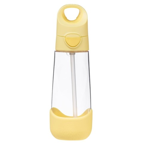 Fľaša na pitie so slamkou 600 ml - lemon twist