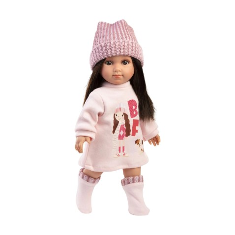 Llorens 53561 SARA – realistická bábika s mäkkým látkovým telom – 35 cm