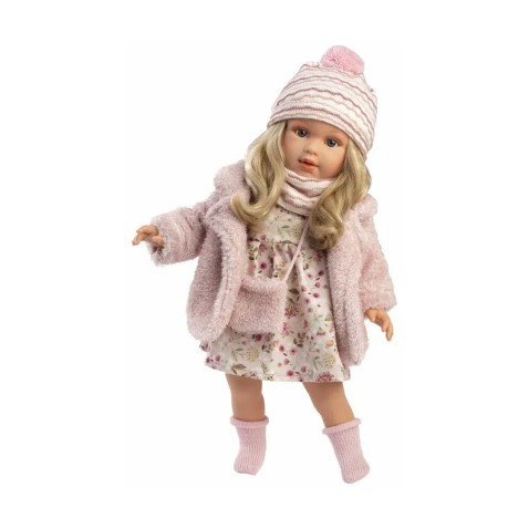 Llorens 54052 – realistická bábika s mäkkým látkovým telom LUCIE – 40 cm