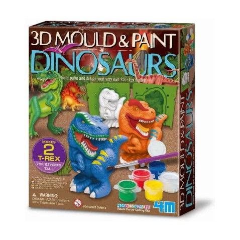 Sadrové odliatky - 3D dinosaury