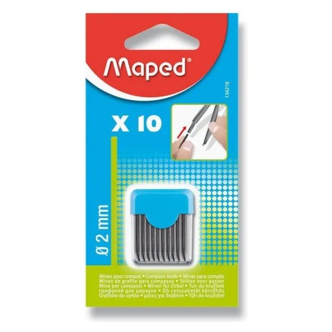 Náhradné tuhy do kružidla Maped - 10 ks v balení