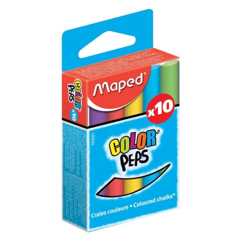Farebné školské kriedy Maped- 10 ks