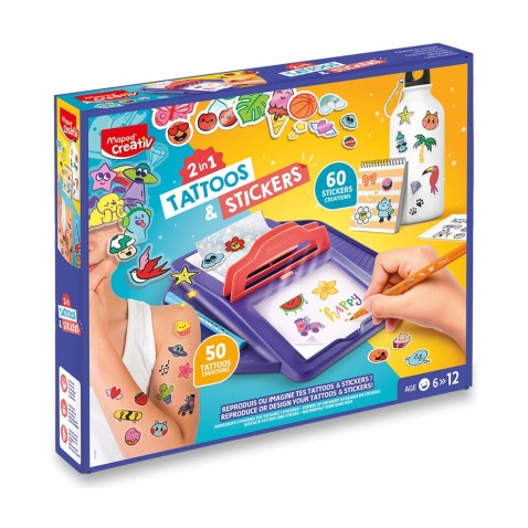 Kreatívna sada Maped Creativ Tattoo & Sticker – tetovania a nálepky