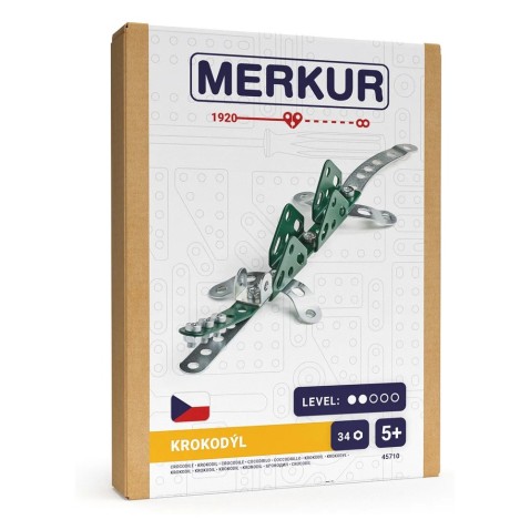 Merkur mini ZOO - krokodíl - 34 ks