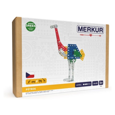 Merkur - ZOO - Pštros - 106 dielikov