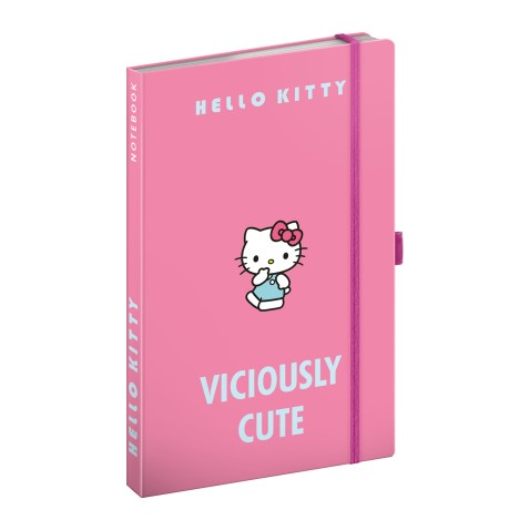 NOTIQUE Zápisník Hello Kitty, linajkovaný, 13 x 21 cm