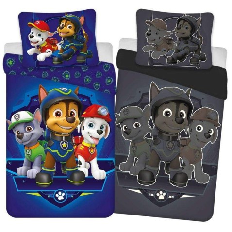 Detské obliečky Paw Patrol svietiaci modré