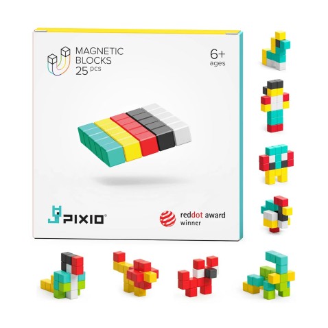 PIXIO magnetická stavebnica – 25 ks