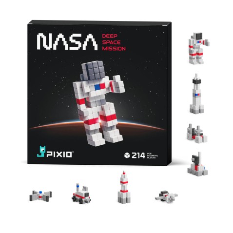PIXIO magnetická stavebnica – NASA Space Mission – 214 ks