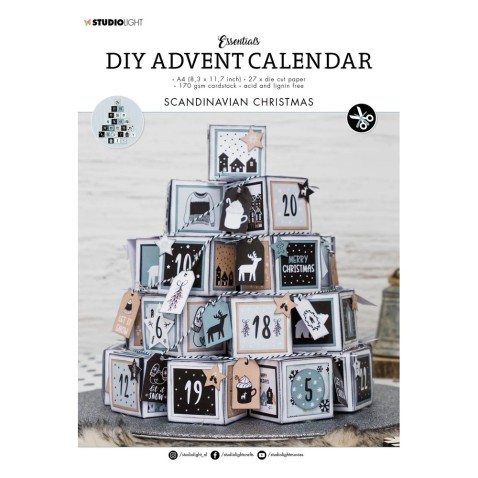 Adventný kalendár s vylupovacími obrázkami - Severské Vianoce