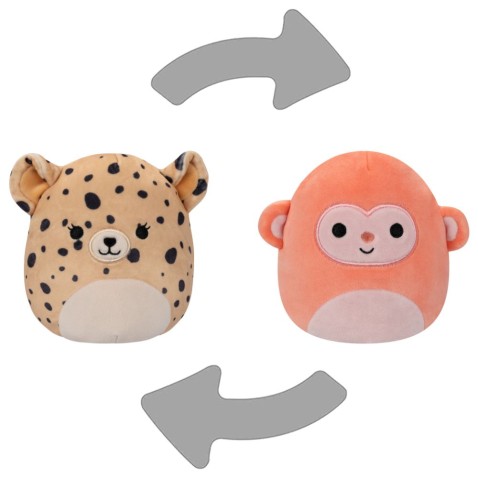 SQUISHMALLOWS 2v1 Gepard Lexie a opica Elton