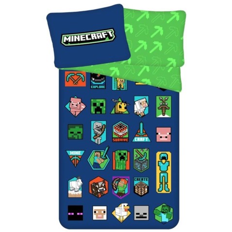 Obliečky Minecraft Outdoor Badges