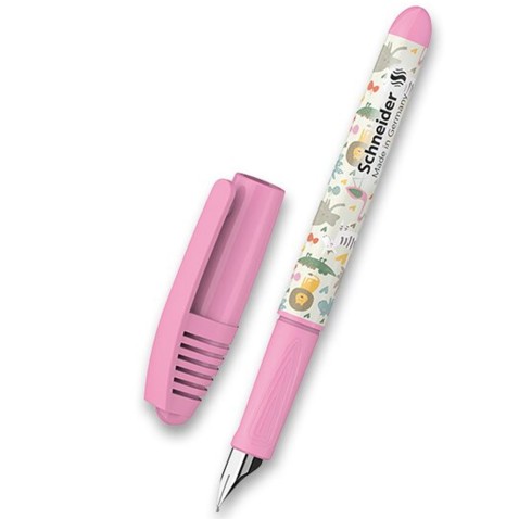 Bombičkové pero Schneider Zippy s trojhranným úchopom ružové