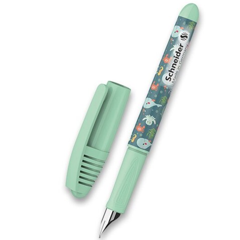 Bombičkové pero Schneider Zippy s trojhranným úchopom zelené