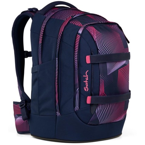 Študentský batoh Satch Seismic Pink