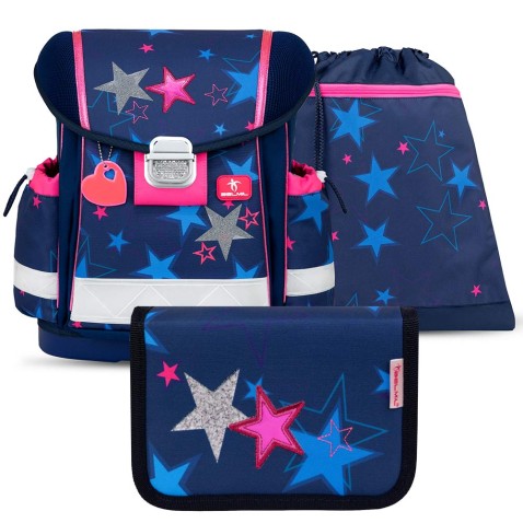 Školská aktovka Belmil 403-13 Sparkling Star SET