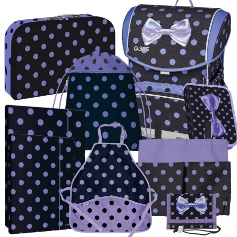 Školská aktovka Stil Smile Cute Bow – 9-dielny set