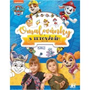 Maľovanky s tetovaním A4 Paw Patrol