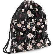 Ars Una Vrecko na prezuvky Flowery Black teen