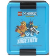 Desiatový box pre deti Lego Ninjago modrý