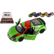 Auto Kinsmart 2020 Audi R8 Coupé 1:36 kov/plast 12,5 cm 4 farby na spätné natiahnutie