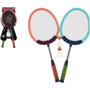Súprava badminton 2 pálky/látka 60cm 2 ks loptička/košíček
