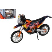 Motorka Bburago Red Bull KTM Rally Dakar 2019 kov/plast 12cm na voľný chod