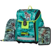 Aktovka pre prvákov Oxybag PREMIUM LIGHT Dino, 3dielny set