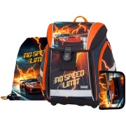 Školská taška pre prváka Oxybag PREMIUM LIGHT auto 2 set