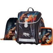 Školská taška pre prvákov Oxybag PREMIUM LIGHT Dino set