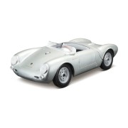 Maisto - PORSCHE 550 A SPYDER, strieborná, 1:18