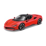 Maisto - Ferrari Assembly line, SF90 Stradale, červená, 1:24