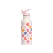 A Little Lovely Company – nerezová fľaša na pitie, 500 ml – srdce
