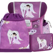 Školská taška BELMIL 403-13 Little Princess purple - SET a doprava zadarmo