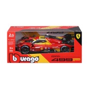 Bburago - RACING, Ferrari 499P - víťaz 24-hodinových pretekov Le Mans 2024, červená, 1:24