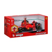 Bburago - FORMULA RACING, F1 Ferrari SF-23 (2023) s figúrkou, #55 Carlos Sainz, 1:24