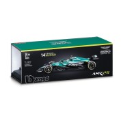 Bburago - RACE F1 v dekoratívnom boxe, Aston Martin AMR25.2025, 14 Fernando Alonso, 1:24