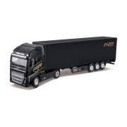 Bburago - Kamión s prívesom Volvo FH16 Globetrotter 750 XXL/Trailer, FH16, 1:43