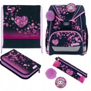 Školská aktovka Herlitz UltraLight Blossom Dance – 4-dielny set