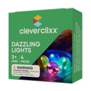 Cleverclixx – Guľôčková dráha – Súprava guľôčok Dazzling Lights – 4 ks