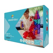 Cleverclixx – Magnetická stavebnica – Súprava so schodmi Intense – 34 ks