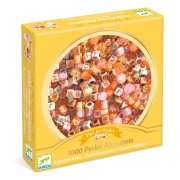 Kreatívna súprava korálikov - abeceda so zlatými efektmi